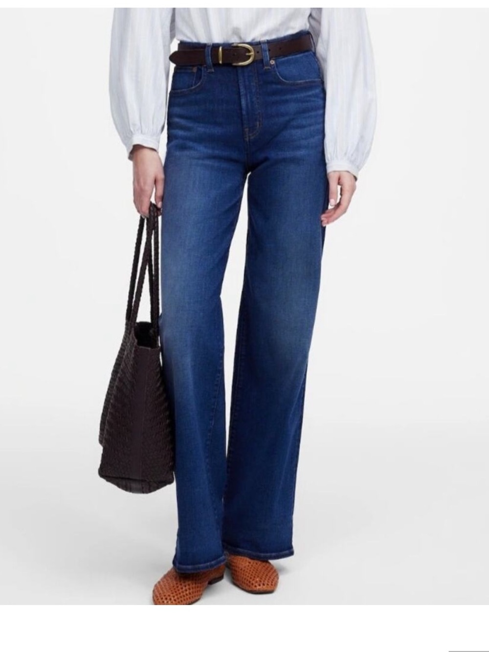 Madewell perfect vintage high rise jeans high rise super stretch dark wash 28T